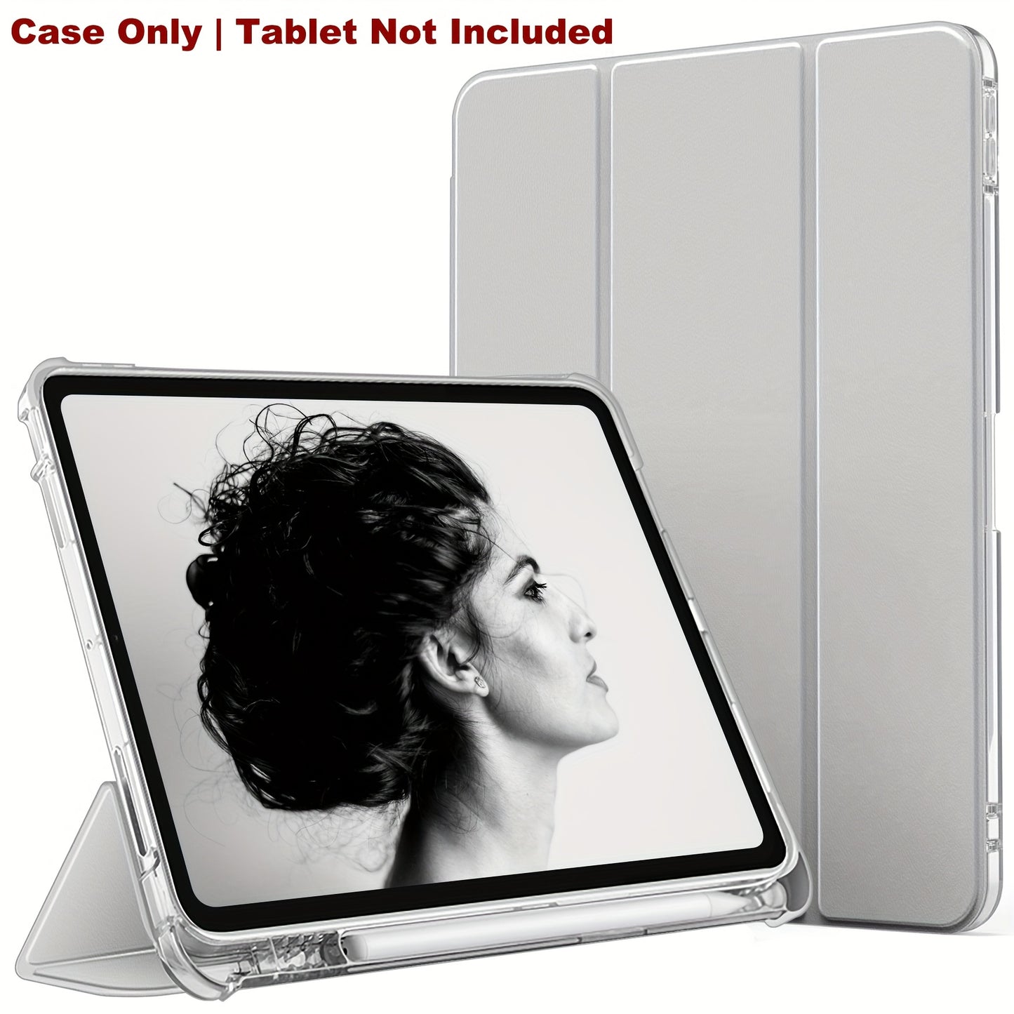 Transparent Acrylic Protective Case for iPad Pro 11-inch, iPad 9th Generation 10.2-inch, Air 4 Air 5 10.9-inch Mini654 Pro 9.7-inch, iPad 2017 2018 10th Generation, 8th Generation, 7th Generation, 6th Generation, 5th Generati