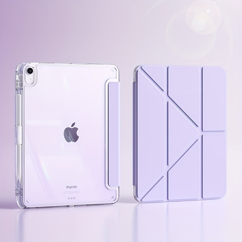 Cover for iPad 10.9/10.2/ Air 5th Gen/Pro11/10th/9.7, Apple iPad Air 2/ Air, iPad (7th Gen), iPad (8th Gen), iPad Air 4/5, iPad Pro 11 2022 - for iPad 10.9/10.2/ Air 5th Gen/Pro11/10th/9.7 - Acrylic, Foldable, Lightweight, St