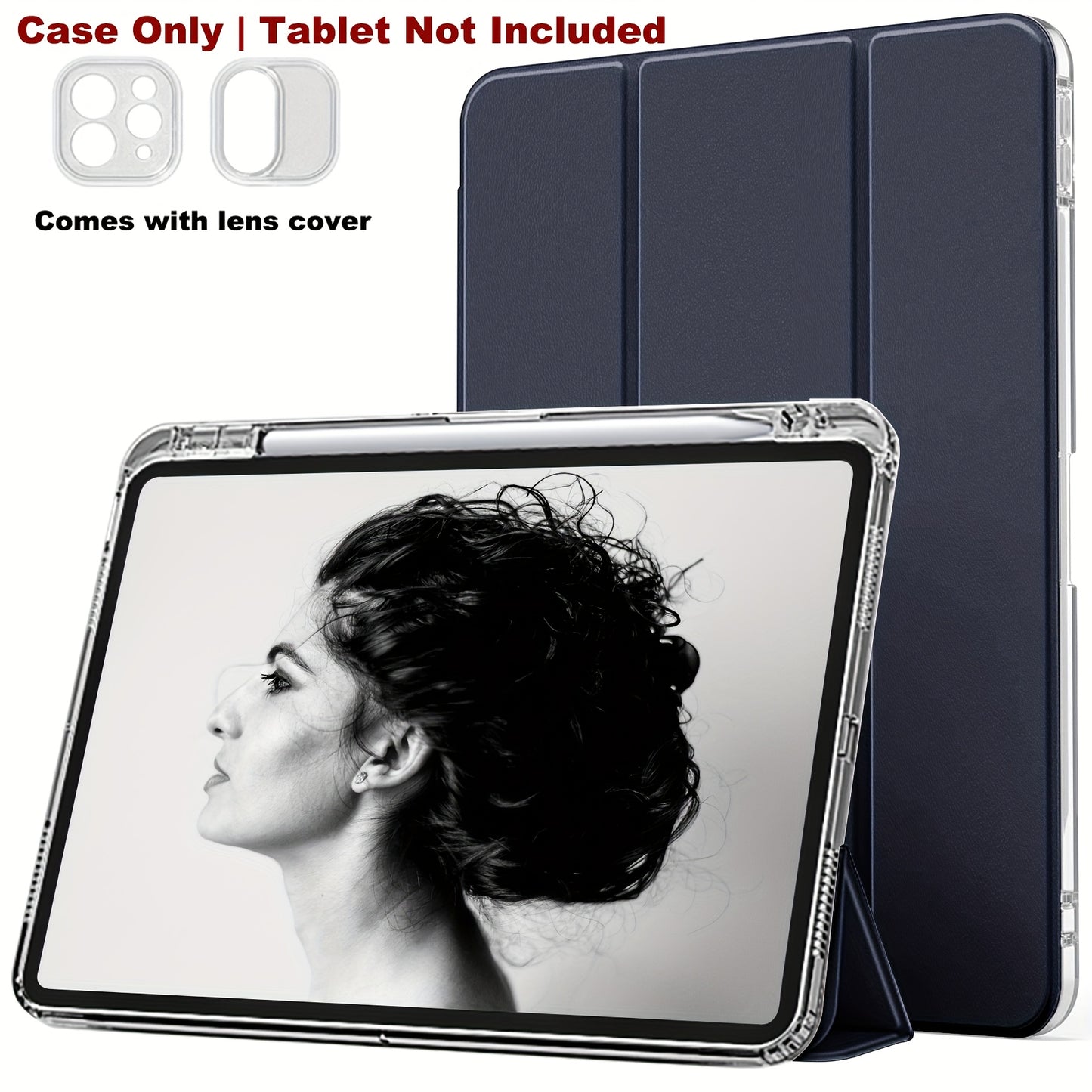 Transparent Acrylic Protective Case for iPad Pro 11-inch, iPad 9th Generation 10.2-inch, Air 4 Air 5 10.9-inch Mini654 Pro 9.7-inch, iPad 2017 2018 10th Generation, 8th Generation, 7th Generation, 6th Generation, 5th Generati