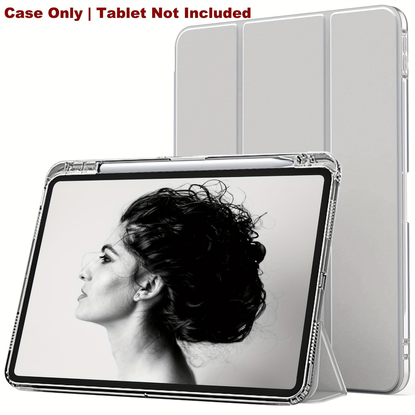 Transparent Acrylic Protective Case for iPad Pro 11-inch, iPad 9th Generation 10.2-inch, Air 4 Air 5 10.9-inch Mini654 Pro 9.7-inch, iPad 2017 2018 10th Generation, 8th Generation, 7th Generation, 6th Generation, 5th Generati