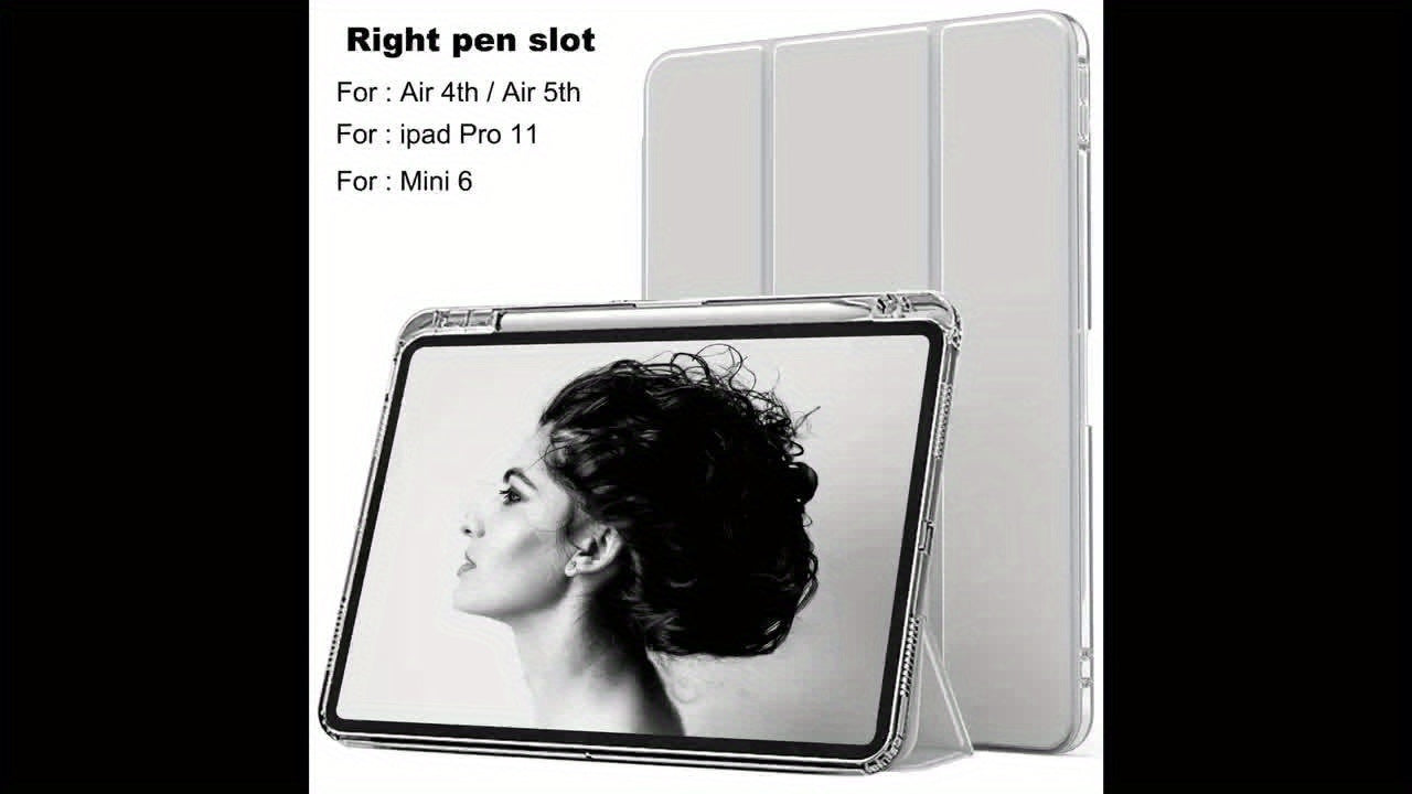 Transparent Acrylic Protective Case for iPad Pro 11-inch, iPad 9th Generation 10.2-inch, Air 4 Air 5 10.9-inch Mini654 Pro 9.7-inch, iPad 2017 2018 10th Generation, 8th Generation, 7th Generation, 6th Generation, 5th Generati