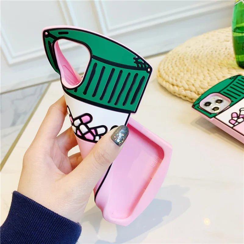 3D Cartoon Chill Pills Phone Case for iPhone - IDefend