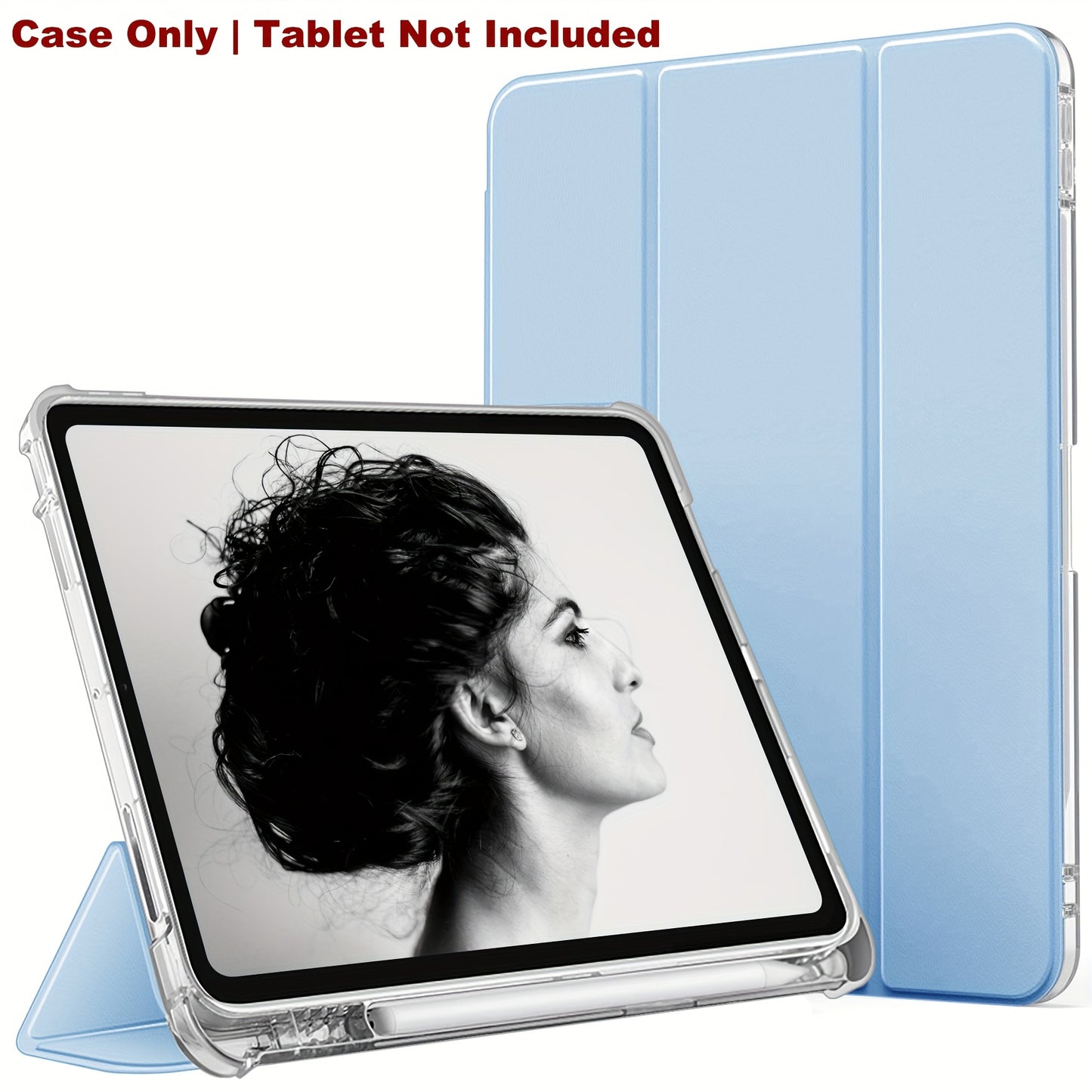 Transparent Acrylic Protective Case for iPad Pro 11-inch, iPad 9th Generation 10.2-inch, Air 4 Air 5 10.9-inch Mini654 Pro 9.7-inch, iPad 2017 2018 10th Generation, 8th Generation, 7th Generation, 6th Generation, 5th Generati