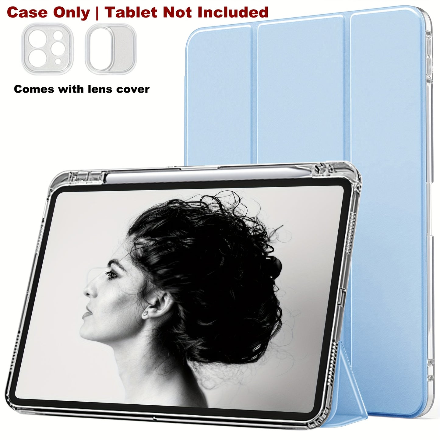Transparent Acrylic Protective Case for iPad Pro 11-inch, iPad 9th Generation 10.2-inch, Air 4 Air 5 10.9-inch Mini654 Pro 9.7-inch, iPad 2017 2018 10th Generation, 8th Generation, 7th Generation, 6th Generation, 5th Generati