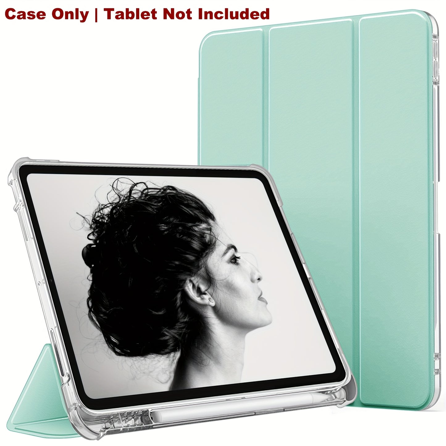 Transparent Acrylic Protective Case for iPad Pro 11-inch, iPad 9th Generation 10.2-inch, Air 4 Air 5 10.9-inch Mini654 Pro 9.7-inch, iPad 2017 2018 10th Generation, 8th Generation, 7th Generation, 6th Generation, 5th Generati