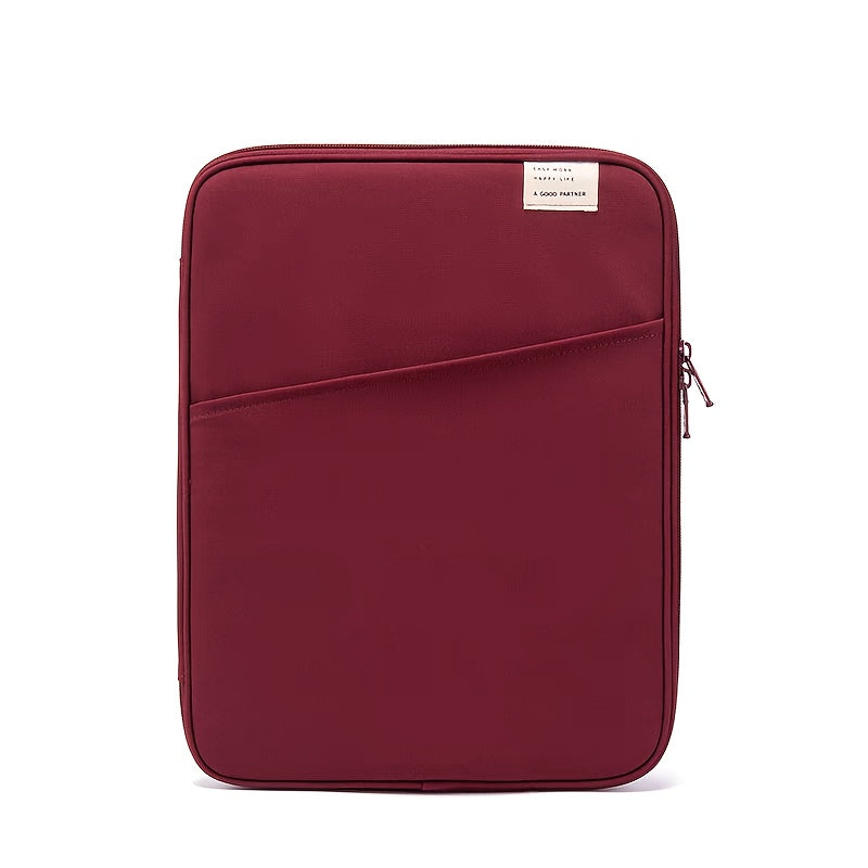 Korean-Style INS Simple Tablet Sleeve for iPad 10.2-11 Inch, MacBook Air 13.3, Lightweight Shockproof 12.9/13 Inch, New M3 13.6 Inch, for HP, for, Notebook Storage Bag, Multifunctional Digital Bag, A4 File Bag, Polypropylene
