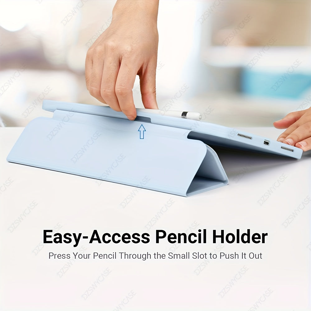 Case for iPad (A16) 27.94 cm 2025 with Pencil Holder, for iPad 10th Generation 27.69 cm 2022 Protective Cover with Soft Smooth Back, Tablet Protection, Sleek Design, Snug Fit, Smart Cover, Students And Professionals, Tablet C