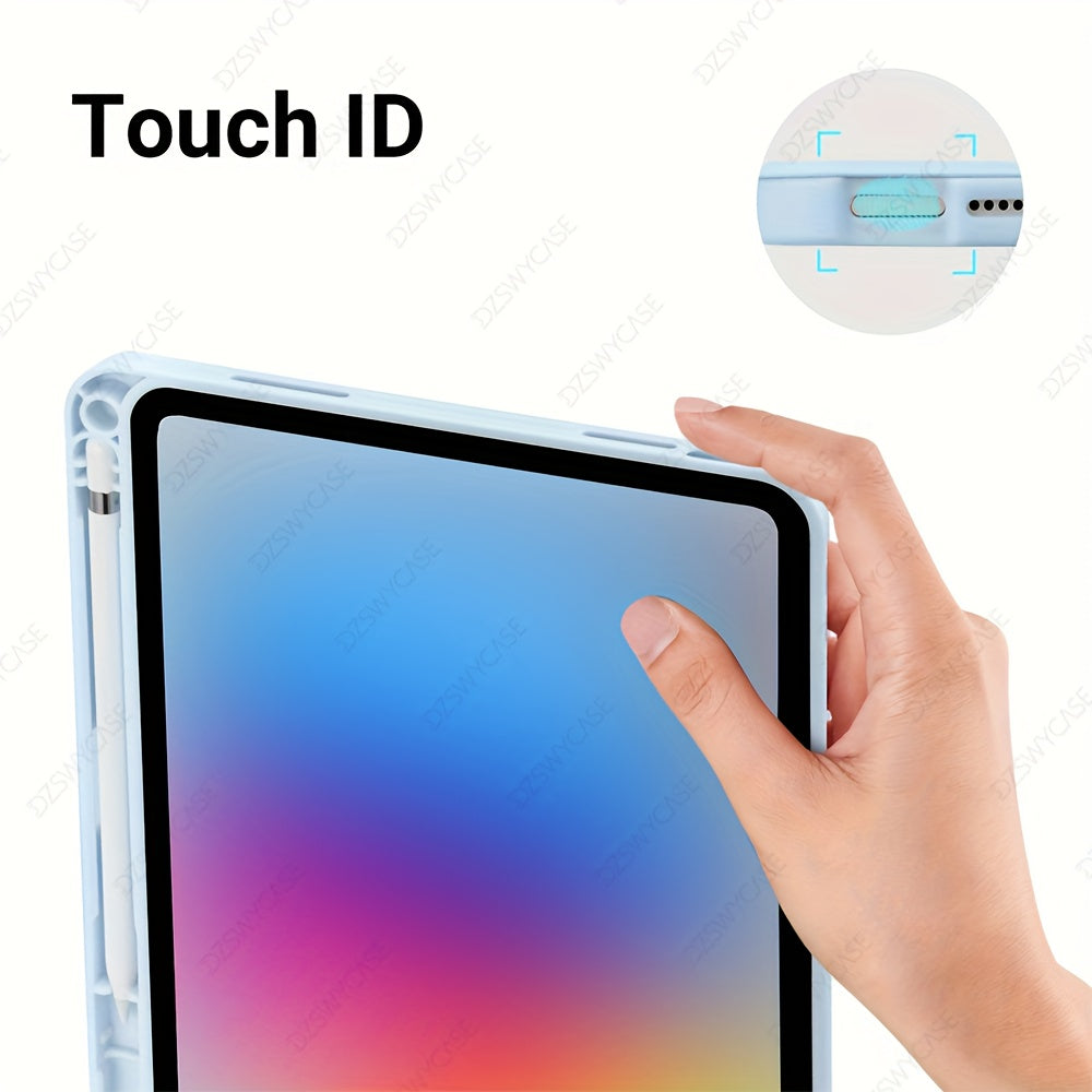 Case for iPad (A16) 27.94 cm 2025 with Pencil Holder, for iPad 10th Generation 27.69 cm 2022 Protective Cover with Soft Smooth Back, Tablet Protection, Sleek Design, Snug Fit, Smart Cover, Students And Professionals, Tablet C