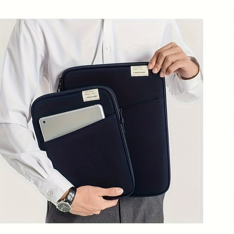Korean-Style INS Simple Tablet Sleeve for iPad 10.2-11 Inch, MacBook Air 13.3, Lightweight Shockproof 12.9/13 Inch, New M3 13.6 Inch, for HP, for, Notebook Storage Bag, Multifunctional Digital Bag, A4 File Bag, Polypropylene