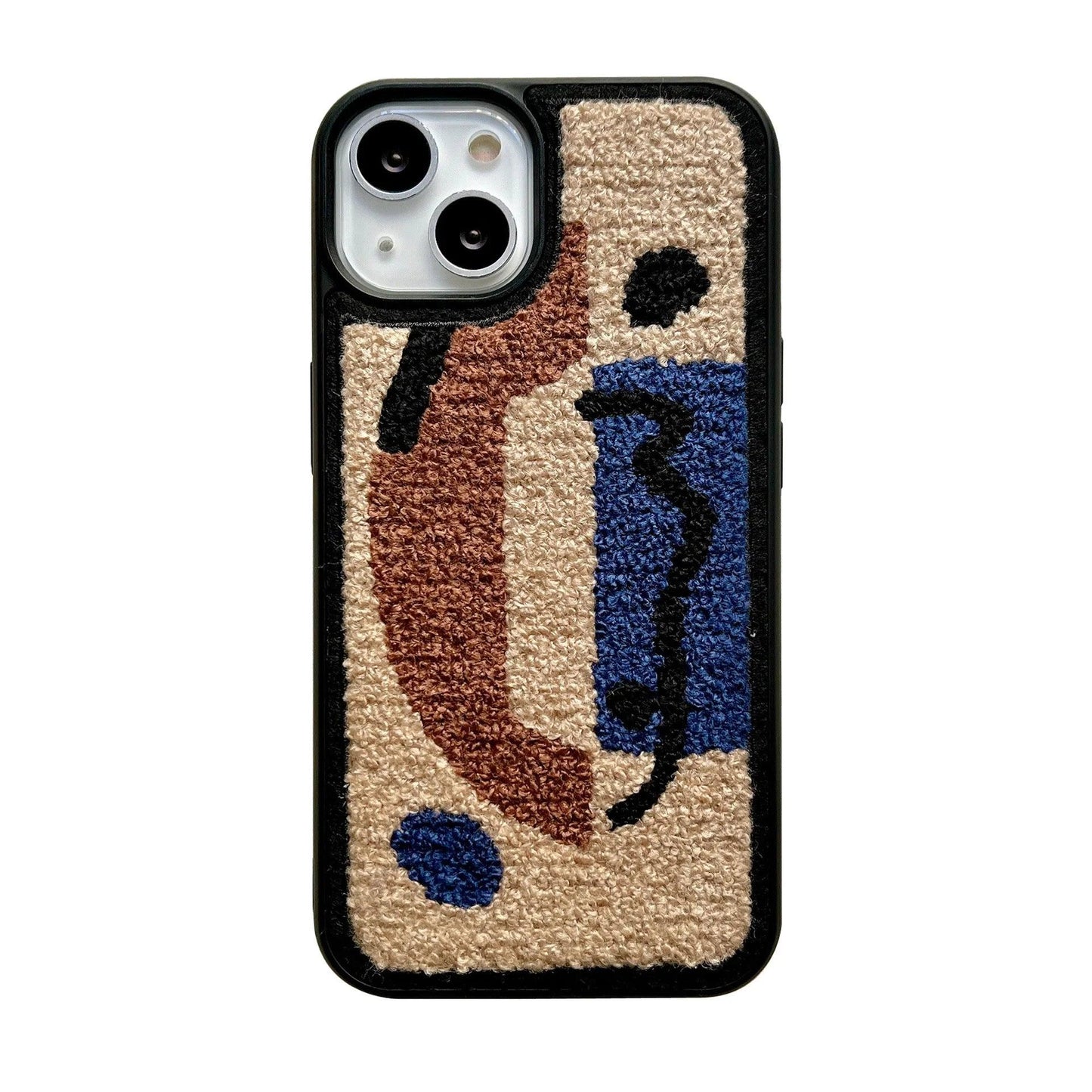Nichevintage Autumn/winter Plaid Fleece Suitable For iPhone - IDefend