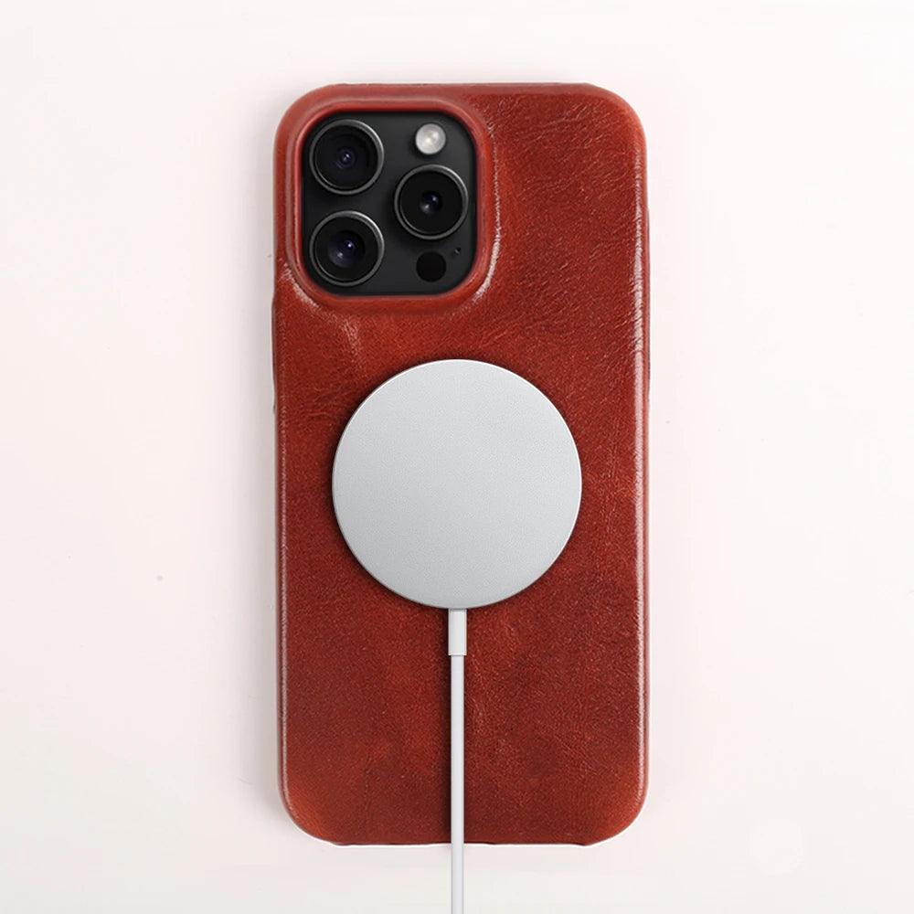 Business Genuine Leather Case for iPhone - IDefend
