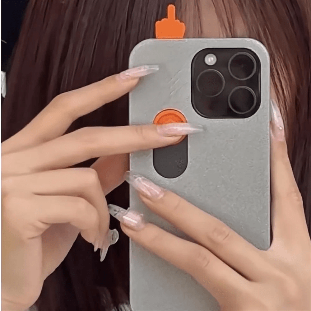Middle Finger Funny Phone Case For iPhone - IDefend