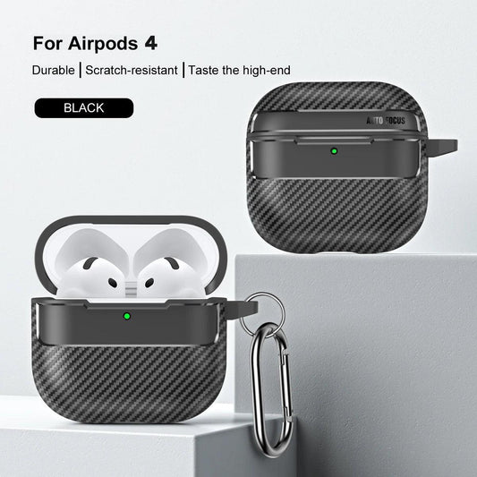 Carbon fiber earphone case for apple airpods 4th gen - IDefend