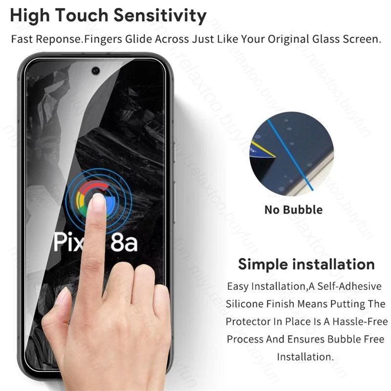 8 In 1 Tempered Glass Camera Lens & Screen Protector For Google Pixel - IDefend