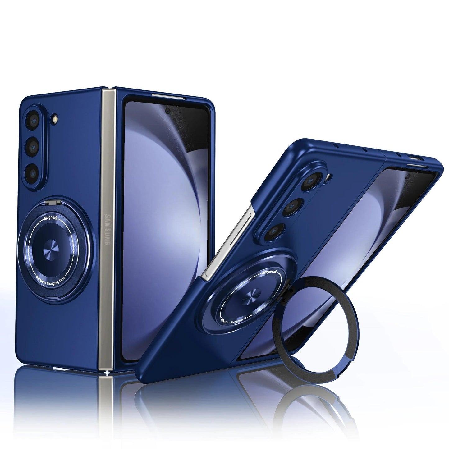 Foldable Magnetic Suction 360 ° Rotating Bracket Phone Case For Samsung - IDefend