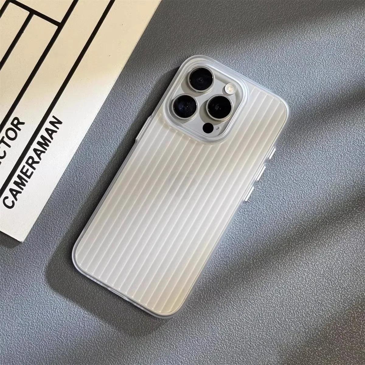 Luxury Natural Titanium PC Phone Case For iPhone - IDefend