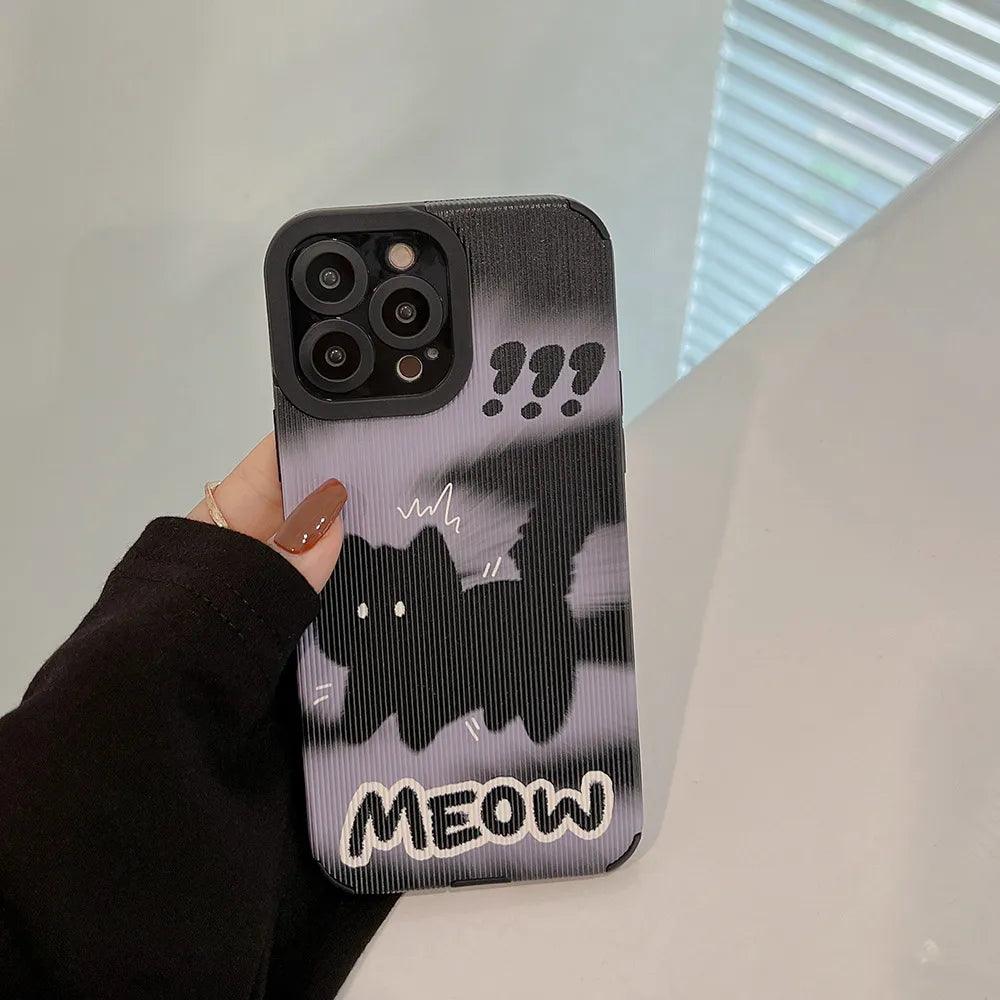 Retro tiger leather phone case for iphone - IDefend