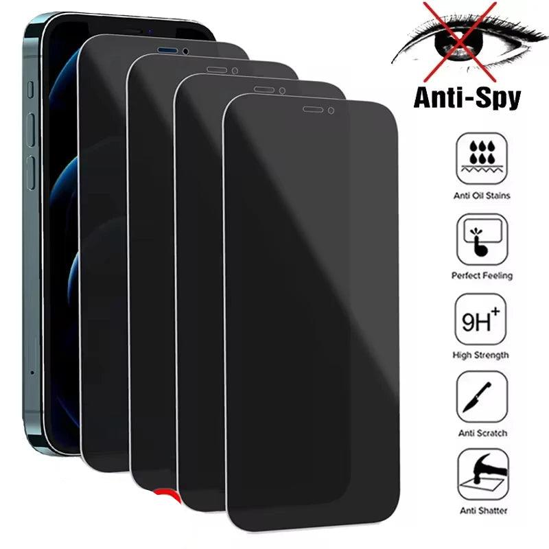 Privacy Screen Protector For Vivo Anti-Spy Glass 4Pcs - IDefend