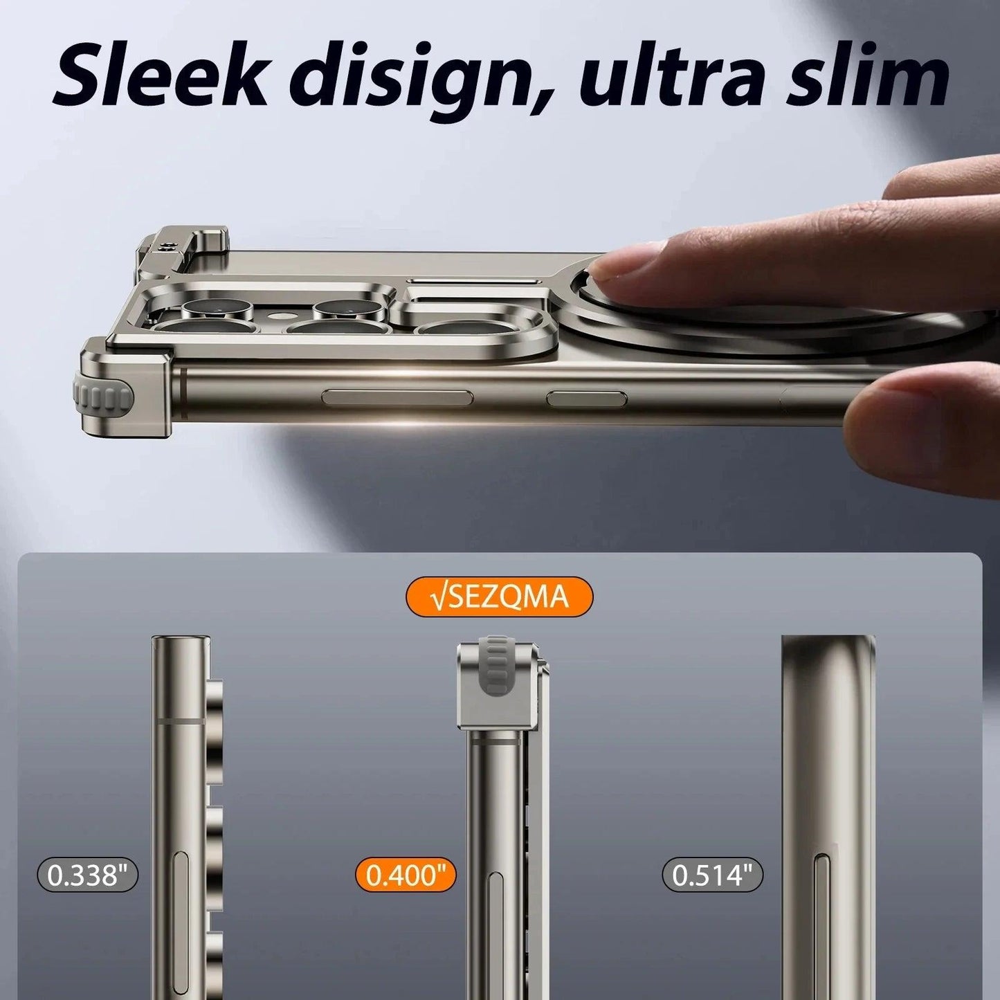 Ring Stand Magnetic Phone Case For Samsung - IDefend