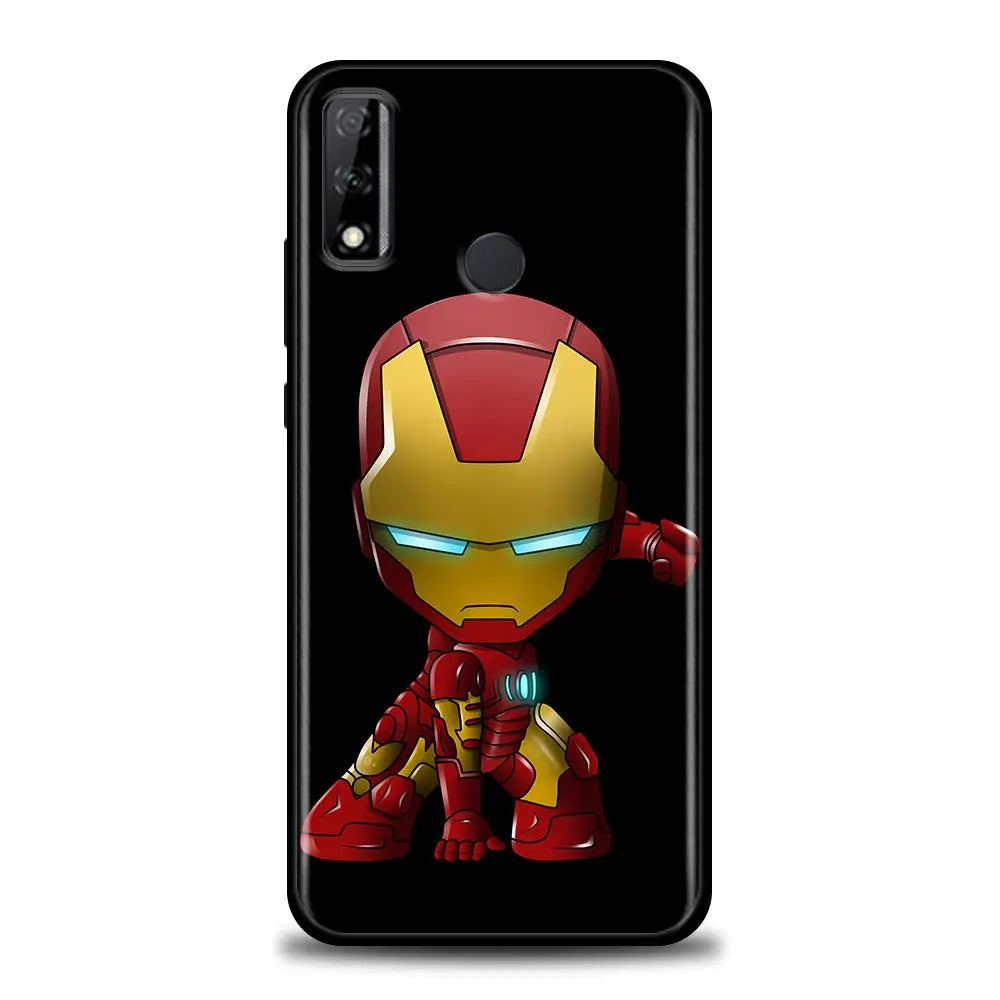 Marvel Phone Case For Huawei Y7 Y9 2019 Y6p Y8P Y7a Y9s Funda Mate 10 20 Lite 40 Pro Soft Cover Iron Man Groot Spiderman Avenger