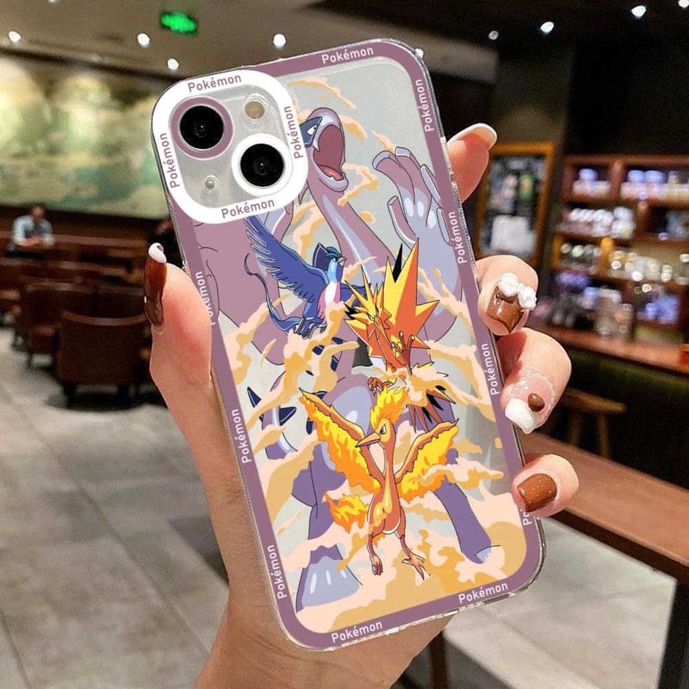 Pokémons Pikachu Gengar Eevee Phone Case For iPhone - IDefend
