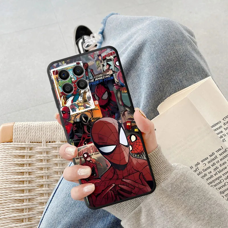 Marvel Spiderman Deadpool Phone Case for Honor X6 X6a X8a 70 Magic5 Lite 90 Pro X7 X9a X8 8X Bumper Luxury Cover TPU Soft