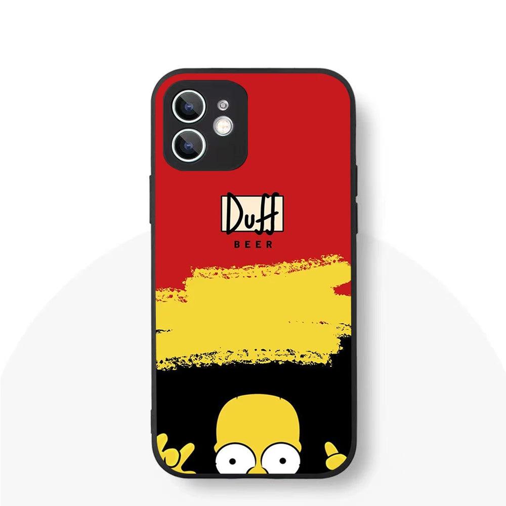 YS-61 Simpson Family Silicone Case For iPhone 1 - IDefend
