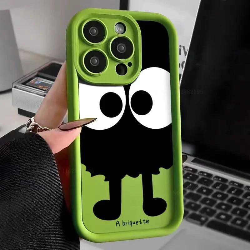 Cartoon Big Eye Eggette Case For iPhone - IDefend