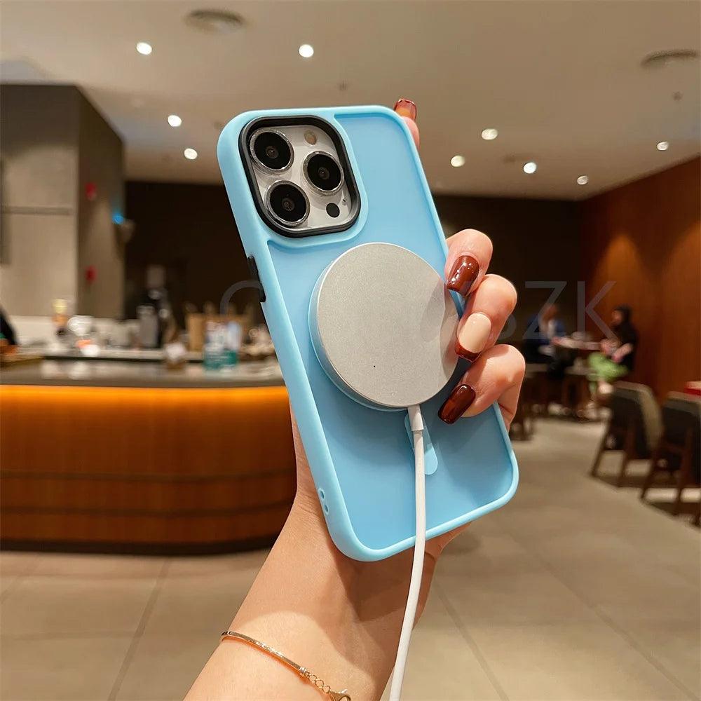 Luxury Magnetic For Magsafe Wireless Charge Phone Case For iPhone 0.2 - IDefend