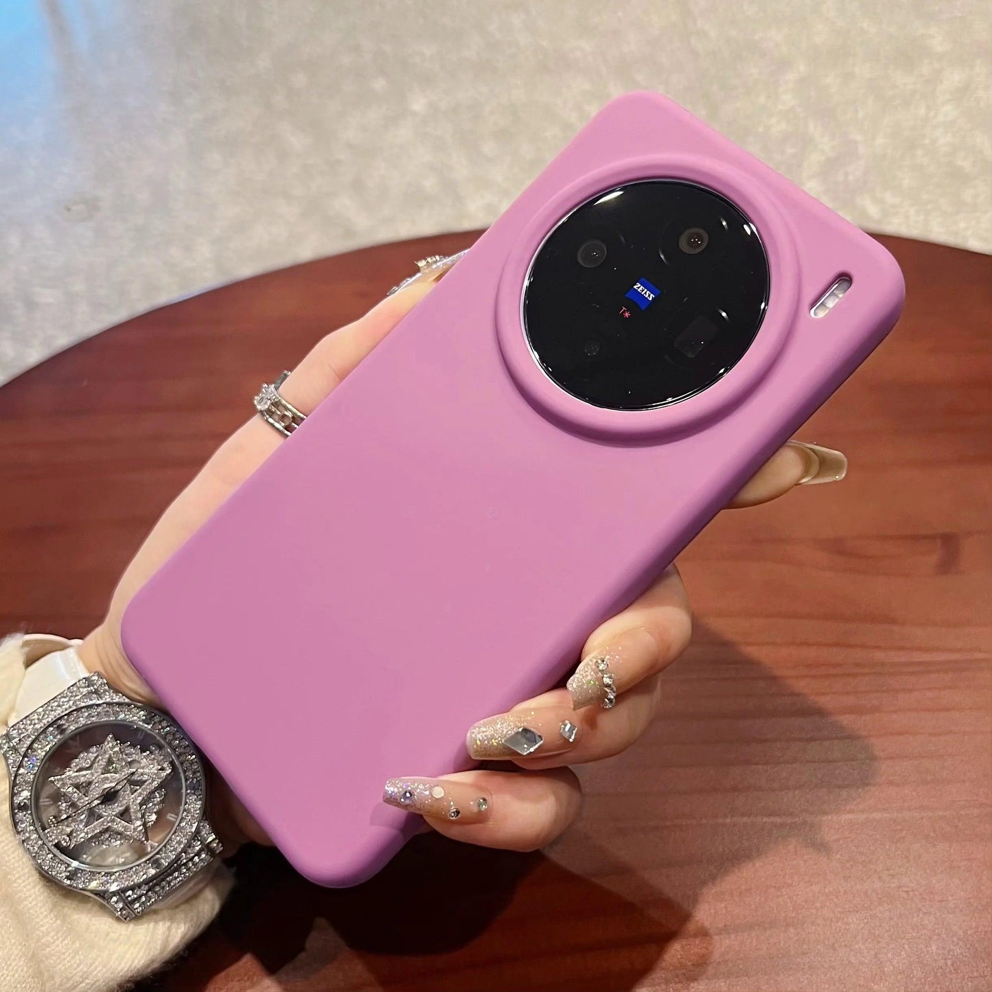 Slim Soft Liquid Silicone Case For VIVO X200 - IDefend