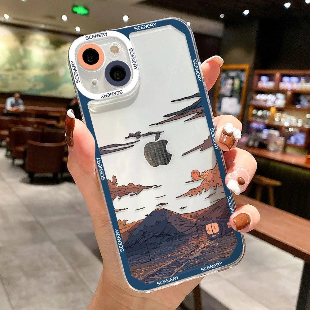 Scenery Sunset Phone Case For IPhone - IDefend