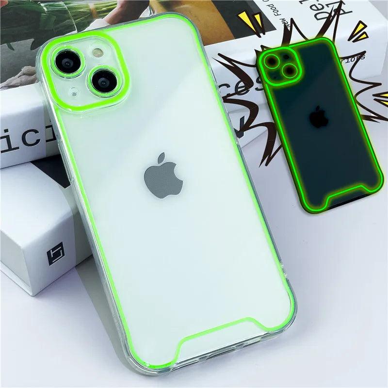 Lovebay Night Light Luminous Silicone Soft Phone Case for iPhone - IDefend