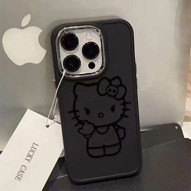 Miniso Sanrio Lovely Hello Kitty Phone Case For iphone - IDefend