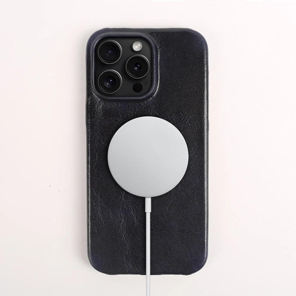 Business Genuine Leather Case for iPhone 2 - IDefend