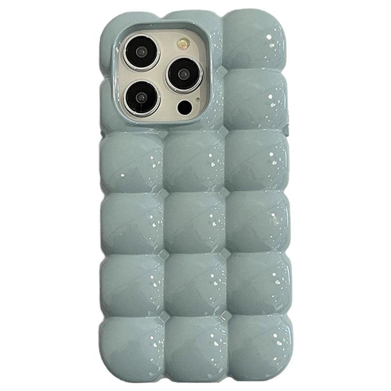 Cute Stylish Bread Chocolate Block 3D Phone Case For iPhone - IDefend