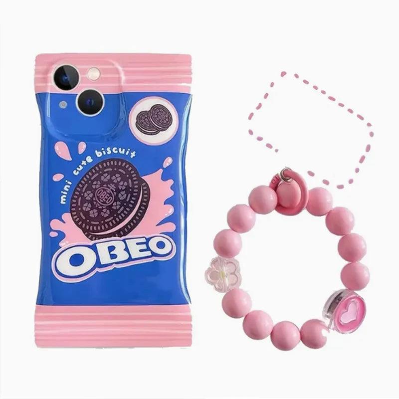 Strawberry Flavored Biscuit Phone Case For iPhone - IDefend