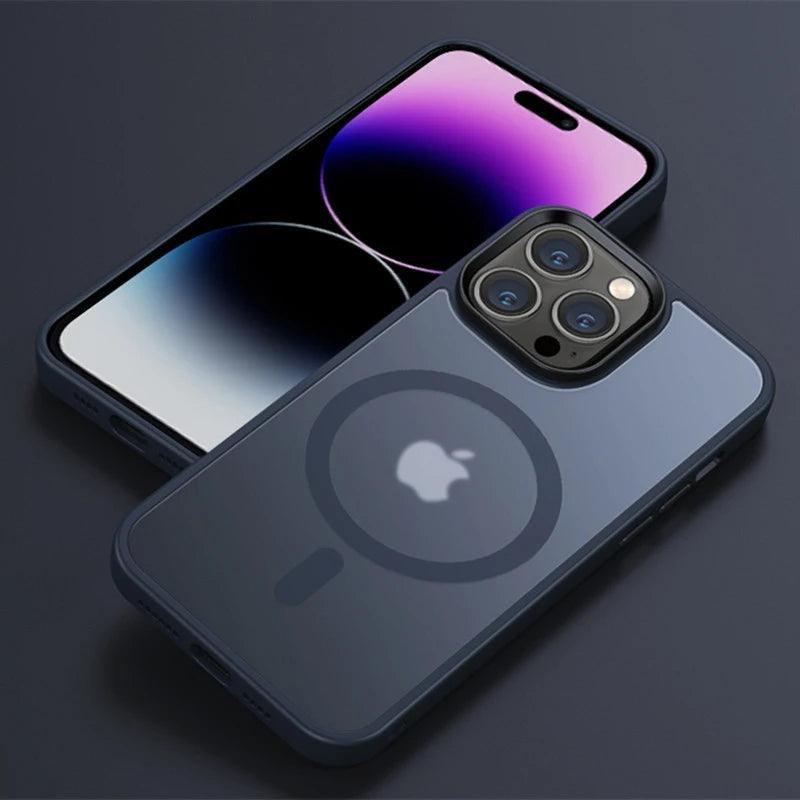 Luxury Mag safe Magnetic Wireless Charging Case - IDefend
