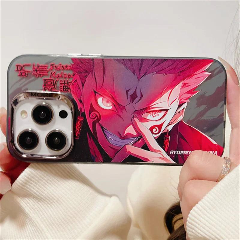 Jujutsu Satoru Gojo Kaisen Aurora Clear Phone Case For iPhone - IDefend