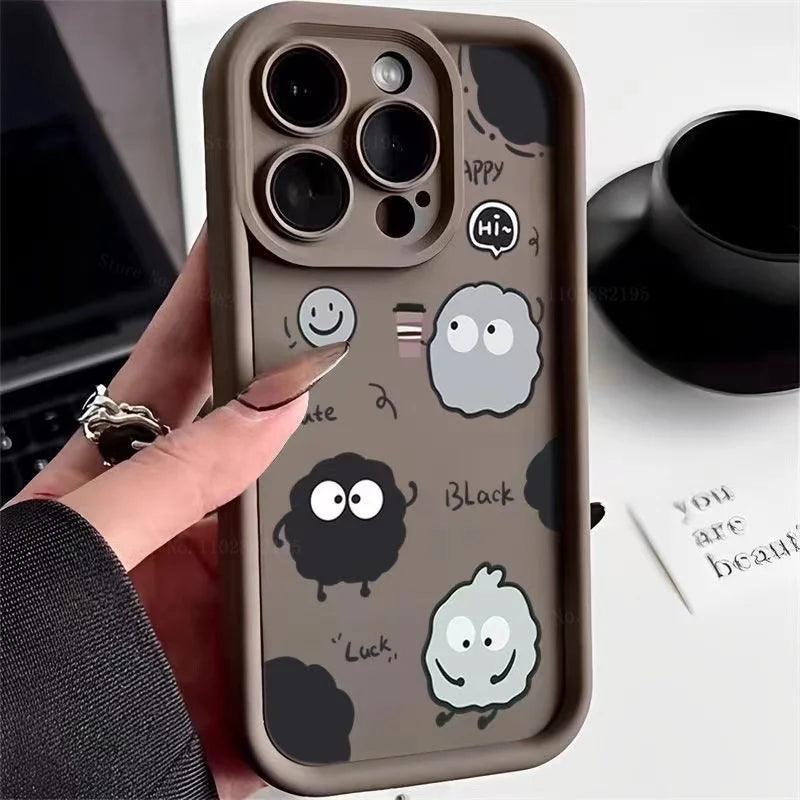 Cartoon Big Eye Eggette Case For iPhone 0.1 - IDefend