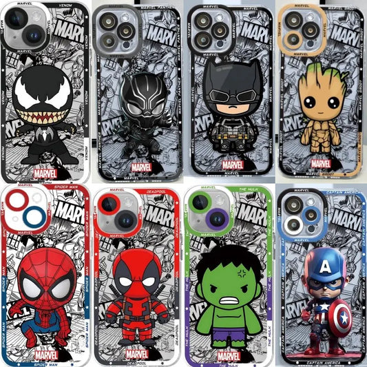 M-Marvel Venom Spider-Man Phone Casing For VIVO V40 Y27 V30E Y28 Y36 Y16 Y76 Y30 V29E Y21 Y33S Y22S V27 Y20 Y15S Y75 Case