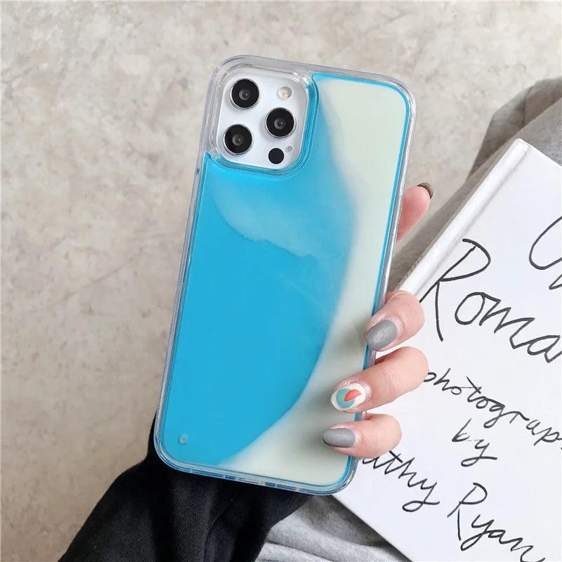 Luminous Luxury Sand Phone Case for iPhone 1 - IDefend