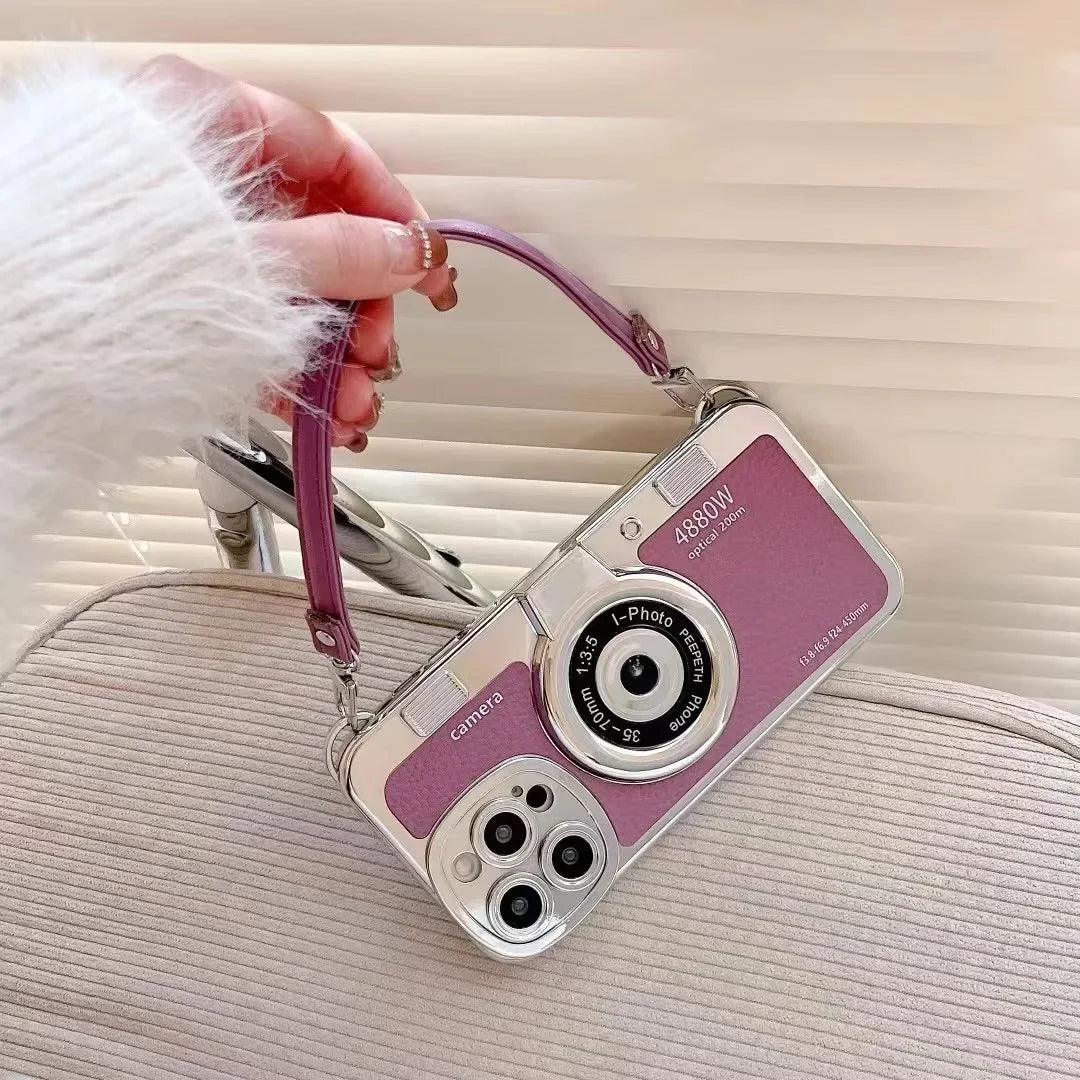 Creative Luxury 3D Retro Camera Phone Case for Iphone - IDefend