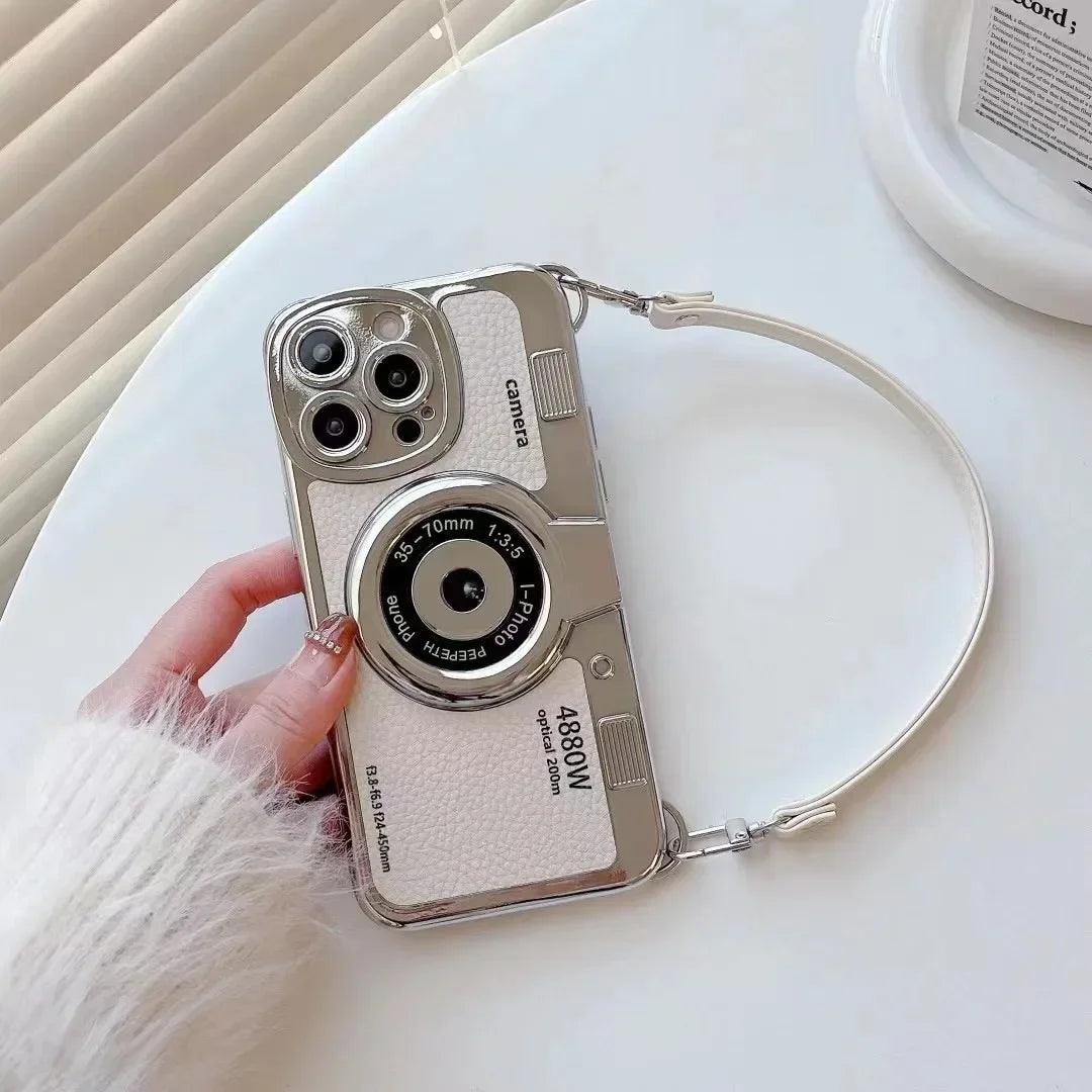 Creative Luxury 3D Retro Camera Phone Case for Iphone - IDefend