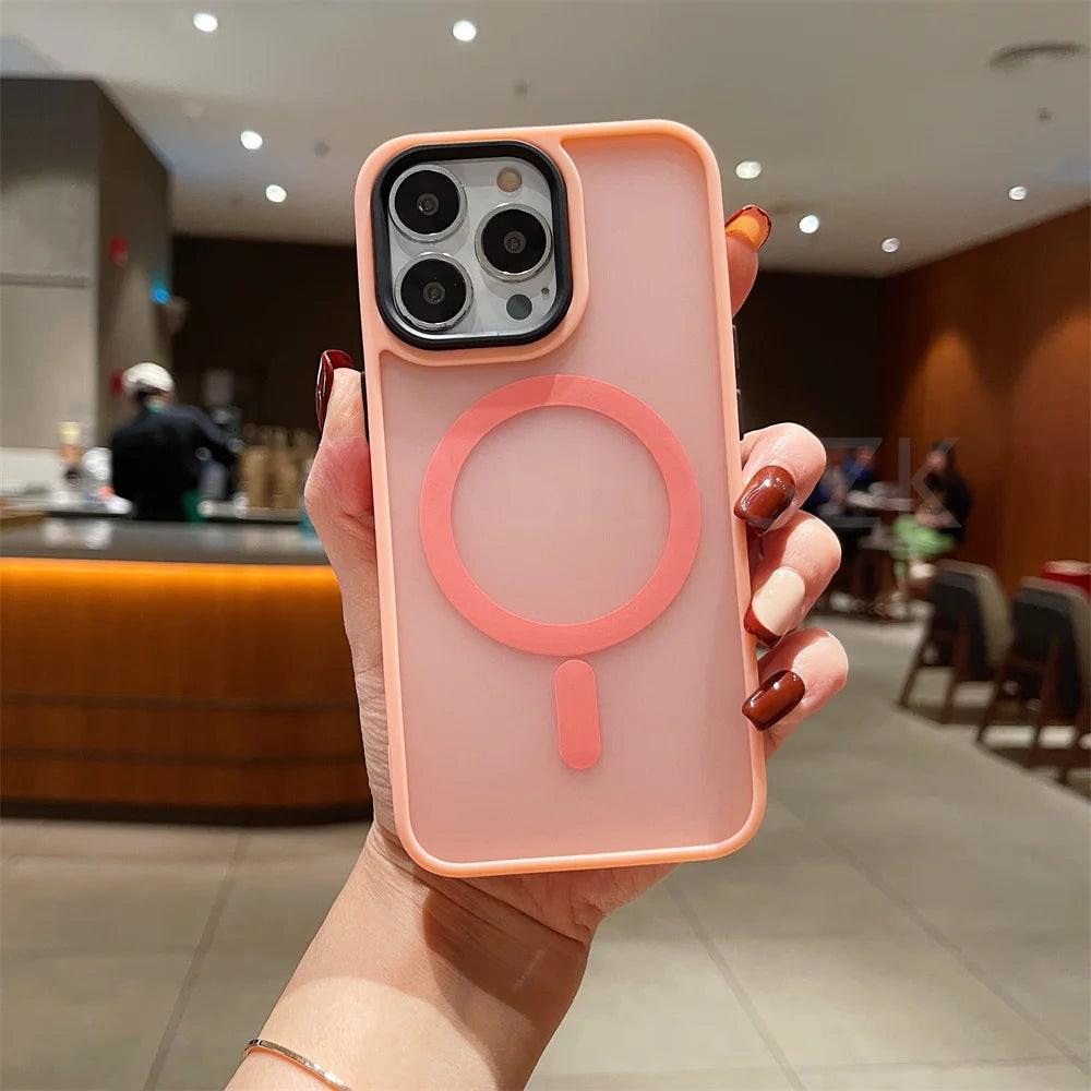 Luxury Magnetic For Magsafe Wireless Charge Phone Case For iPhone 0.2 - IDefend