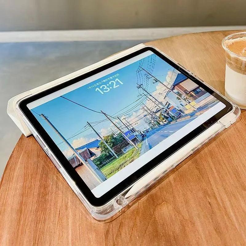 For iPad Air 5 2024 Air 6 11 iPad Pro 11 12.9 13 10 Gen 10.5 10.2 9th 8th 6th 5th 9.7 inch Mini 7 6 Smart Case with Pen Holder - IDefend