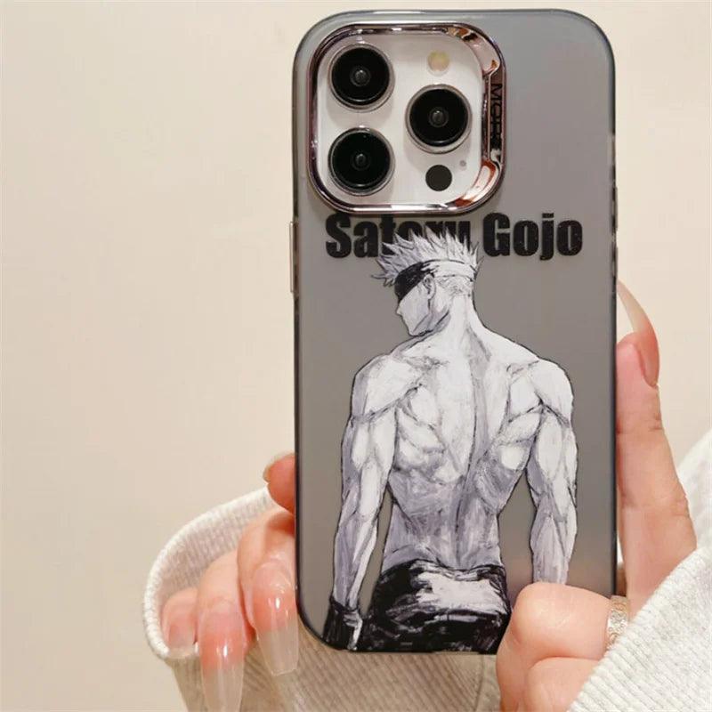Jujutsu Satoru Gojo Kaisen Aurora Clear Phone Case For iPhone - IDefend
