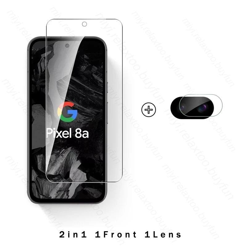 8 In 1 Tempered Glass Camera Lens & Screen Protector For Google Pixel - IDefend
