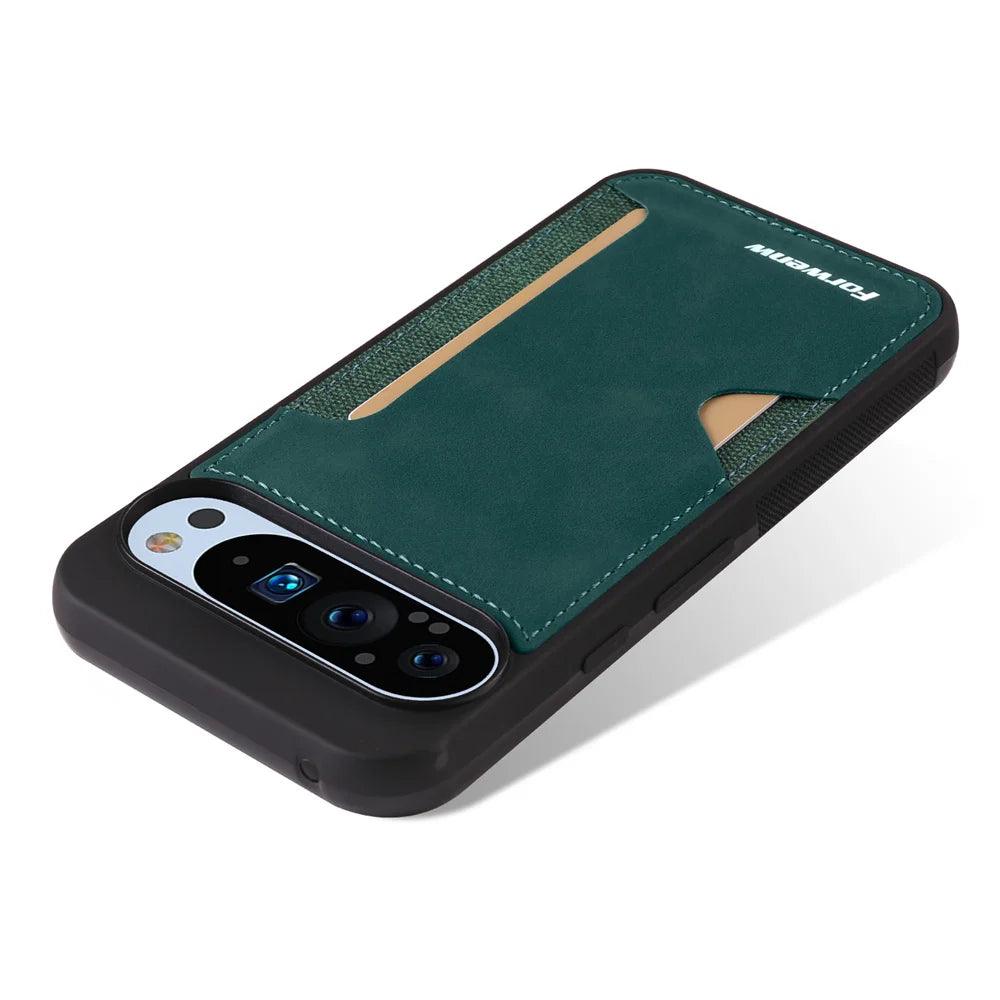 Luxury Wallet Flip Cover For Google Pixel 9 Phone - IDefend
