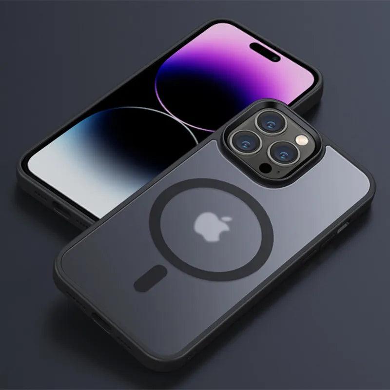Luxury Mag safe Magnetic Wireless Charging Case - IDefend
