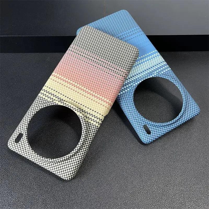 Case For VIVO X200 Pro Mini X100 Ultra Luxury Carbon Fiber Stripe - IDefend